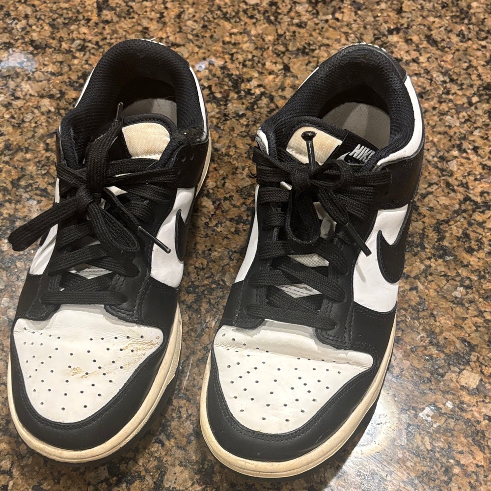 Nike Dunks Black and White Low-Tops